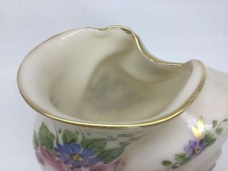 Vintage Cambridge Glass Crown Tuscan Seashell Form Vase 2