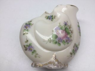 Vintage Cambridge Glass Crown Tuscan Seashell Form Vase 6