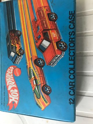 Vintage 1975 Mattel Hot Wheels 12 Car Collector 
