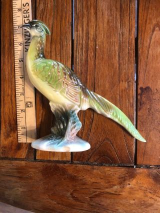Stewart B Mcculloch Vintage California Pottery 10” Pheasant Bird Mid Century Mcm