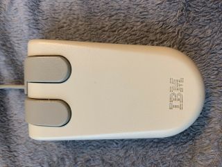 Vintage 1987 IBM PS/2 Two Button Mouse Model 6450350 2