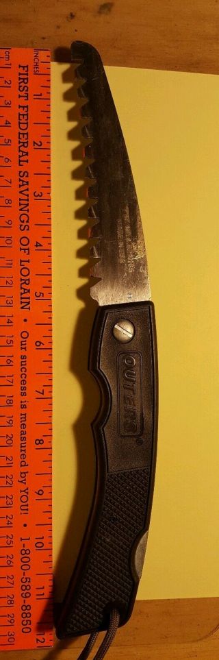 Outers Folding Lockblade Pocket Saw Made In Usa Vintage (80 
