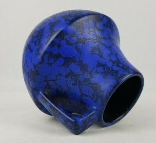 Vintage 60s - 70 ' s ES KERAMIK (Emons Sohne) Blue Vase West German Pottery Fat Lava 5