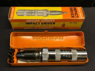Vintage Impact Driver And 4 Bits - Central Hardware -