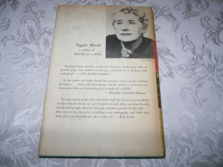 Vintage book - Death of A Fool - A Mystery Novel by Ngaio Marsh - 1956 HBDJ 2