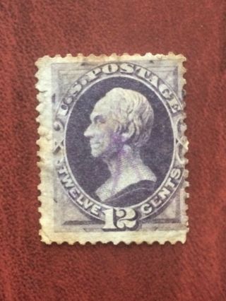 Vintage Us Stamp,  - 151.  Purple Pen Cancel