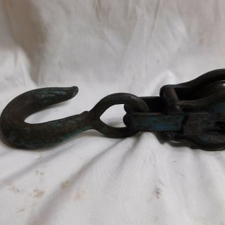 Vintage Pulley Block with 2 