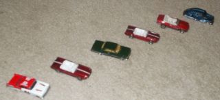 Set Of 6 3 " Vintage Style Hot Wheels Red,  Blue,  Green,  White