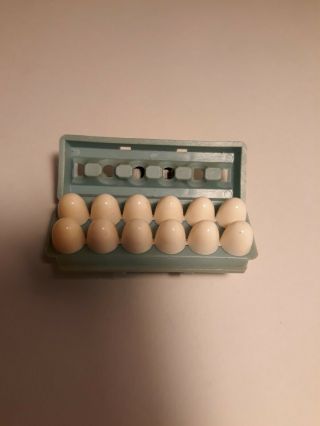 Vintage 1992 Acme Dozen Eggs In Carton Refrigerator Fridge Magnet