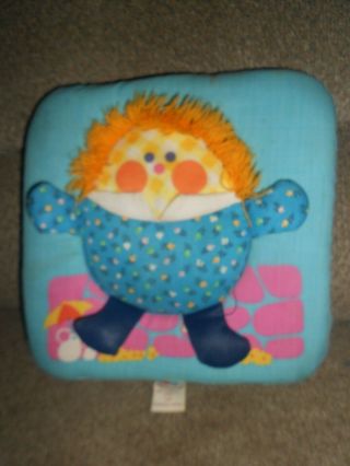 Vintage 1977 Humpty Dumpty Play Pillow Puzzle Doll Rattle