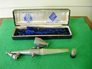 Vintage Paasche Painting Equipment Airbrush/attachments In Case