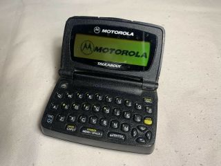 Vintage Motorola Talkabout Pager Model A06pkb5806aa - Flip Keyboard