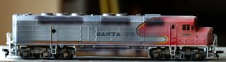 Vintage Ho Santa Fe Dummy Train Engine Weathered Sfp40x
