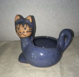 Vintage Mid Century Art Pottery Cat Figure Planter David Stewart Lions Valley?
