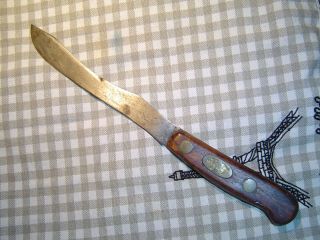 Robeson Pig Carving Knife Chefs Cooks Vintage Hog Handle 11 3/8 " Knife