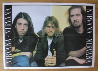 Nirvana Kurt Cobain Vintage Poster Nirvana