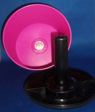 Vintage DISK GO CASE Pink 45 RPM 7 