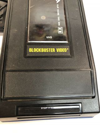 Blockbuster VHS Rewinder Rare Tape/Movie Recorded Vintage 3