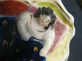 Vintage Staffordshire Guardian Angels and Sleeping Royal Children 3