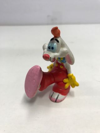 Vintage 1987 Disney Who Framed Roger Rabbit Pvc Figure Doll Toy Figurine 2.  5” M6