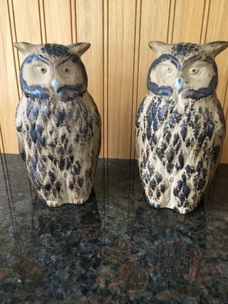Vintage Made In Japan Owl Figurines