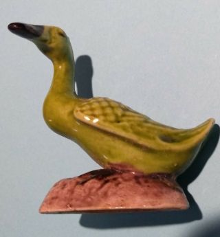 Vintage Chinese Mud Duck (green)