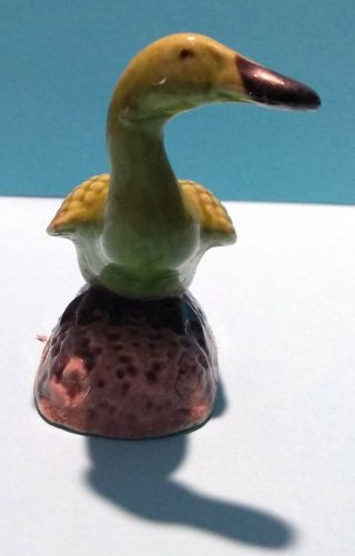 Vintage Chinese Mud Duck (Green) 5