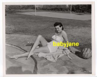 Jane Russell Vintage 8x10 Photo Sexy Bathing Suit Pinup By Ernest Bachrach Rko
