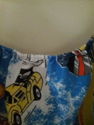 Vintage Hasbro 1984 Transformers Twin FLAT FITTED SHEET PILLOW CASE EUC 4