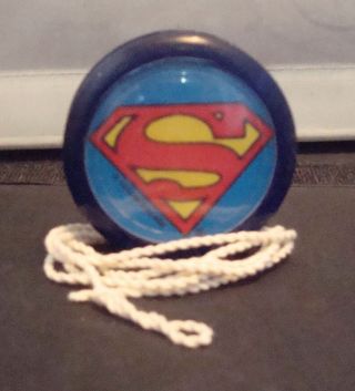 Vintage 1978 Duncan " Superman " Yo - Yo W/ String Cool