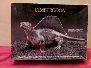 Vintage (1987) Lindberg Dimetrodon Dinosaur Model Kit 264 (opened)