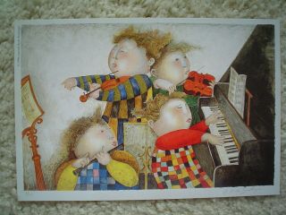 Graciela Rodo Boulanger - Vintage Postcard " Piano Concerto "