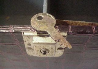 Vintage Reel to Reel Tape Double Carry Case w Lock & Key 5