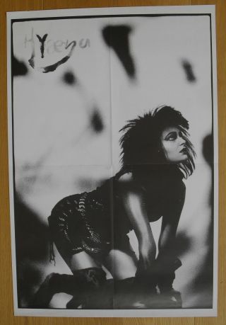 Siouxsie And The Banshees Vintage Poster Hyaena