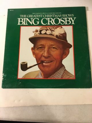 Bing Crosby The Greatest Christmas Shows Vintage Vinyl