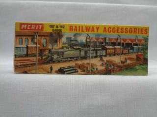 Merit Oo & Ho Railway Accessories.  Scale Fence.  Lnib.  Vintage.  From England