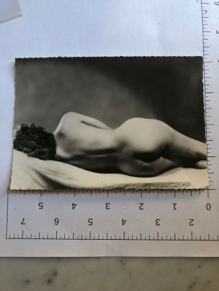 Vintage Postcard Pin Up French Nude Girl