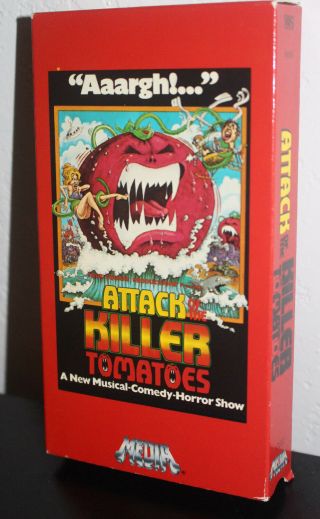 Attack Of The Killer Tomatoes 1978 Vintage 1987 Media Vhs Musical Comedy Horror
