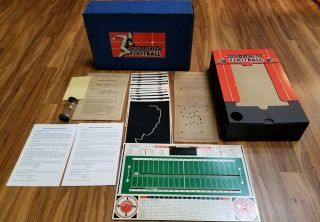 Vintage 1941 Foto Electric Football Game By Cadaco Ellis Complete