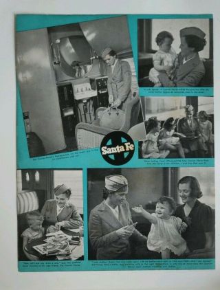 Vintage 1930s Santa Fe Scout Train Courier Nurses Booklet Brochure 2