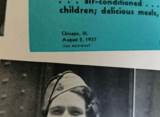 Vintage 1930s Santa Fe Scout Train Courier Nurses Booklet Brochure 4