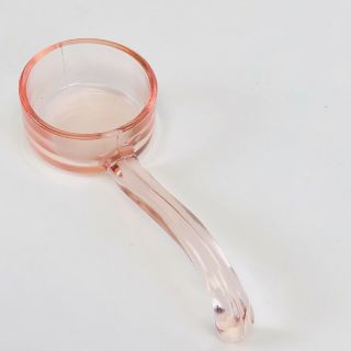Vintage 5 " Pink Depression Glass Spoon Mayo Jelly Utensil Ladle Scoop