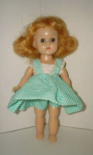 Vtg 1957 Ginny Vogue Doll Dress/undies 1134 Fit Mdm Alexander/muffie/ginger/8 "