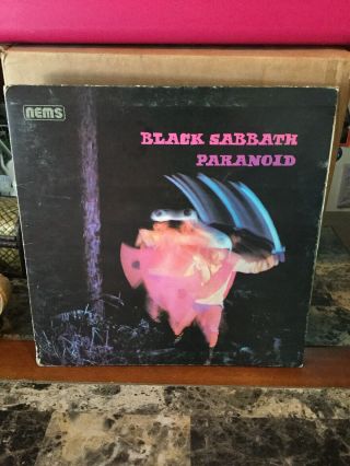 Vintage Record Album Black Sabbath 33 1/3 Rpm Nems