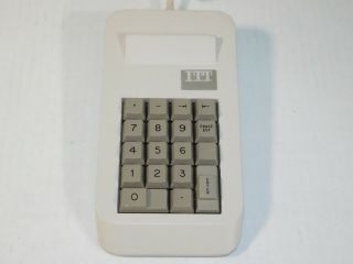 Rare Vintage ITT Courier Desktop Computer PC Wired Numeric Key Board Number Pad 2