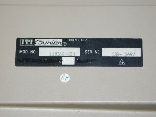 Rare Vintage ITT Courier Desktop Computer PC Wired Numeric Key Board Number Pad 4