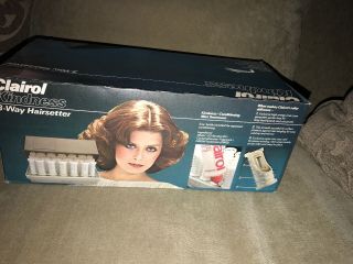 Vintage Clairol Kindness Deluxe 3 Way Hairsetter Hot Curlers