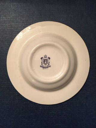 Vintage U.  S.  Naval Academy - Ceramic Ashtray / Trinket Dish Gold Trim - American 2