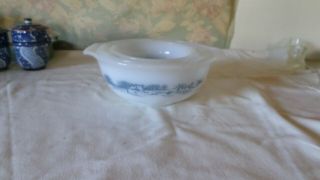 Vintage Currier And Ives Mixing Bowl Set By Glasbake