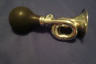 Vintage Condor Bicycle Bulb Squeeze Horn With Bracket 7 "